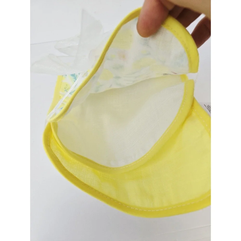 Kyle & Deena Baby Bandana Bib 3 Pack yellow lemon Solid NWT
